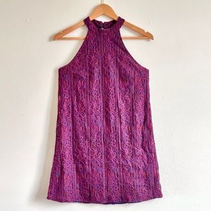 Francesca’s Alya High Neck Shift Dress